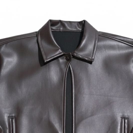 Retro leather jacket